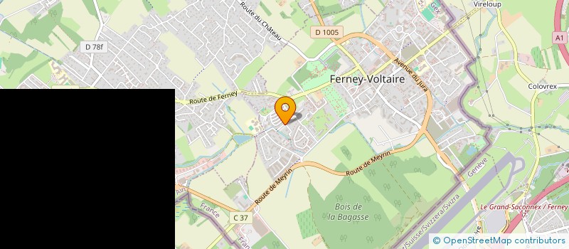 localisation de l'entreprise MONSIEUR NANA ATTAFUAH à FERNEY-VOLTAIRE