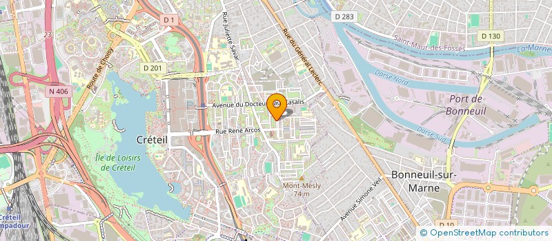 localisation de l'entreprise MONSIEUR NANCIA GANGA  CRETEIL