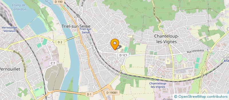 localisation de l'entreprise MONSIEUR NANDO APPIA  TRIEL-SUR-SEINE