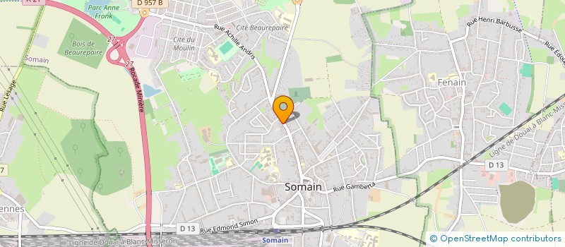 localisation de l'entreprise MONSIEUR NANDO DI FIORE à SOMAIN