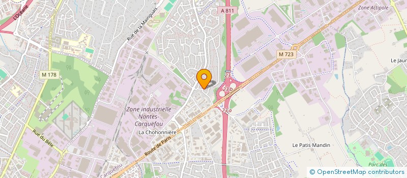 localisation de l'entreprise MONSIEUR NANDRAINA RABESAOTRA à CARQUEFOU