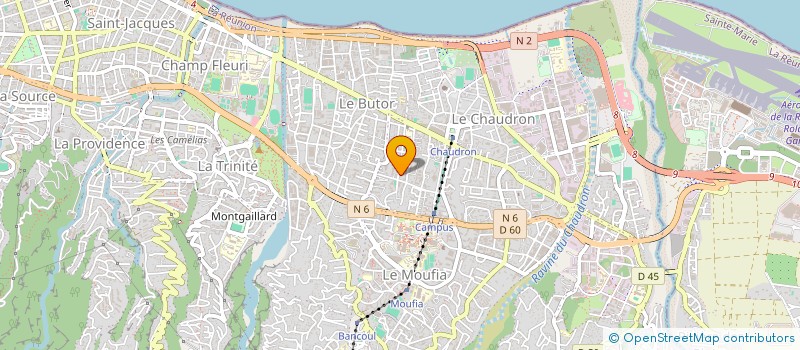 localisation de l'entreprise MONSIEUR NANDRASANA SALIM à SAINT-DENIS