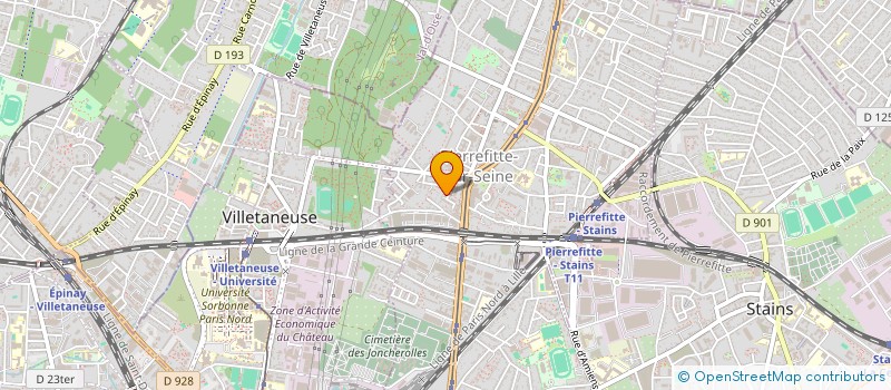 localisation de l'entreprise MONSIEUR NANGIALY AHMADZAI à PIERREFITTE-SUR-SEINE