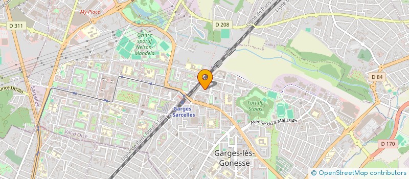 localisation de l'entreprise MONSIEUR NANGIALY AMIRI  GARGES LES GONESSE