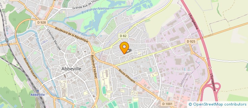 localisation de l'entreprise MONSIEUR NANGIALY SOFIZADEH à ABBEVILLE