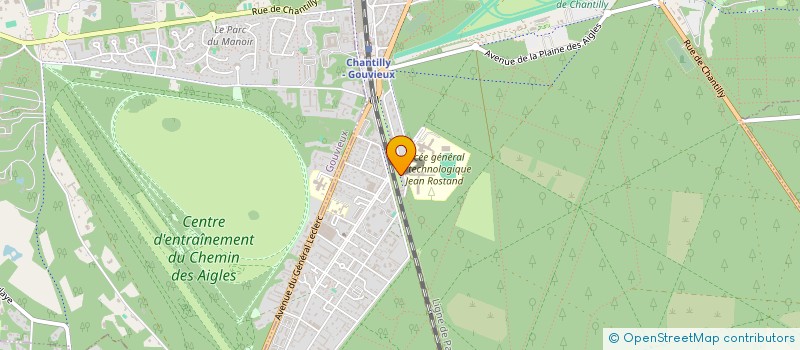 localisation de l'entreprise MONSIEUR NANJANIRINA RAKOTONDRASOA à CHANTILLY