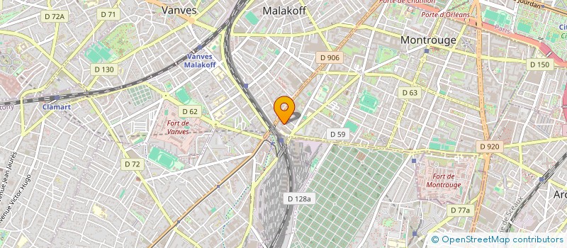 localisation de l'entreprise MONSIEUR NANKENG SERGE TAPIGUE  MONTROUGE