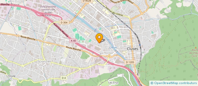 localisation de l'entreprise MONSIEUR NANS CLERC  ARACHES-LA-FRASSE