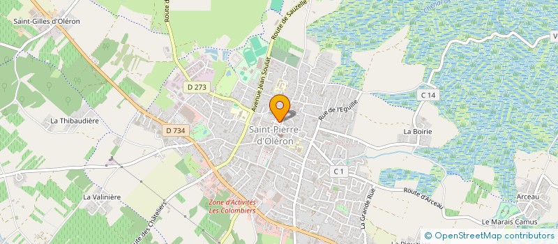 localisation de l'entreprise MONSIEUR NANS CORNIER  SAINT-PIERRE-D'OLERON