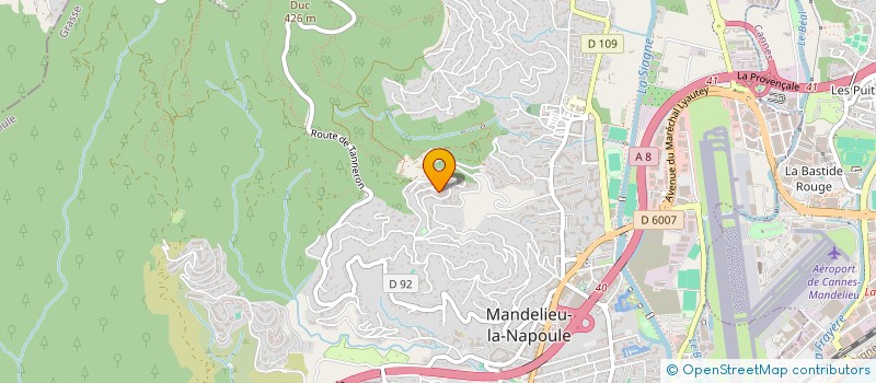 localisation de l'entreprise MONSIEUR NANS DARTOIS  MANDELIEU-LA-NAPOULE