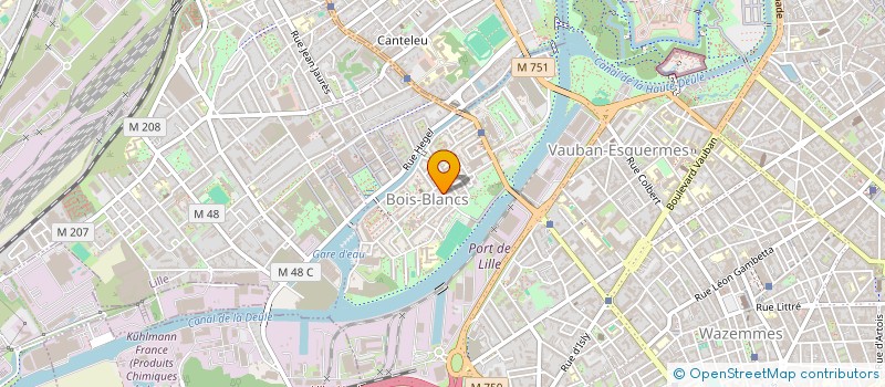 localisation de l'entreprise MONSIEUR NANS DUMORTIER à LILLE