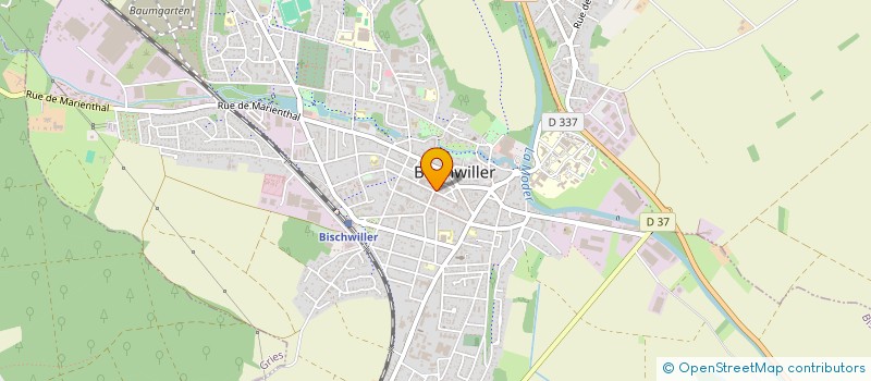 localisation de l'entreprise MONSIEUR NANS FABRE  BISCHWILLER