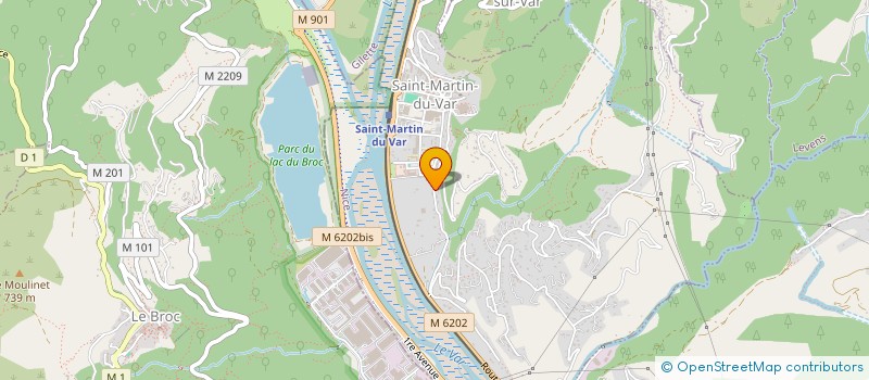 localisation de l'entreprise MONSIEUR NANS MALAUSSENA  SAINT-MARTIN-DU-VAR