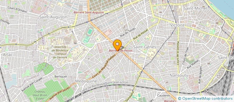 localisation de l'entreprise MONSIEUR NANS MANNECHEZ  BORDEAUX