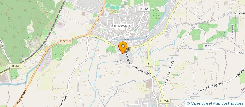 localisation de l'entreprise MONSIEUR NANS MARCHAND  GRAVESON