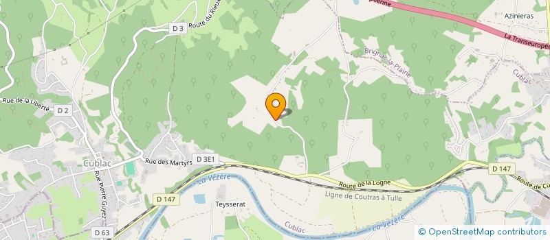 localisation de l'entreprise MONSIEUR NANS TURRIAN  TERRASSON-LAVILLEDIEU