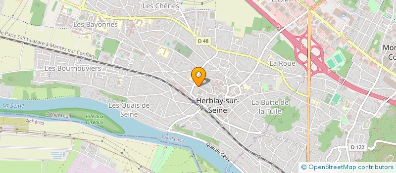 localisation de l'entreprise MONSIEUR NANSHABALOWA KAZADI  HERBLAY-SUR-SEINE