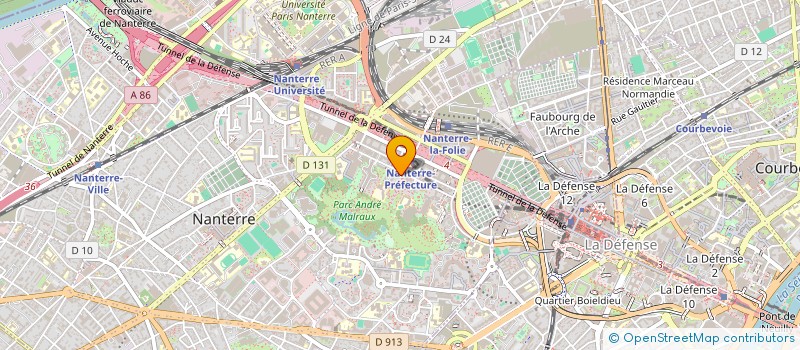 localisation de l'entreprise MONSIEUR NANTERRE PAUL  NANTERRE