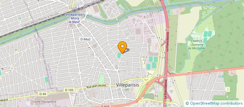 localisation de l'entreprise MONSIEUR NANTHAPIRAGAASH JAFFNA  VILLEPARISIS