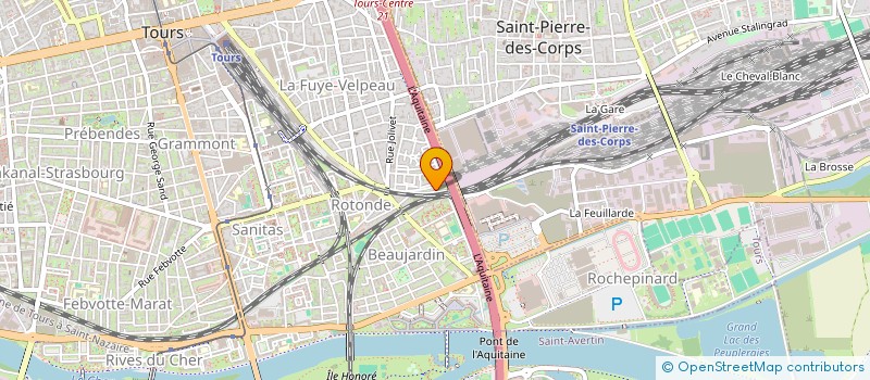 localisation de l'entreprise MONSIEUR NANZIR ALASSANE  TOURS