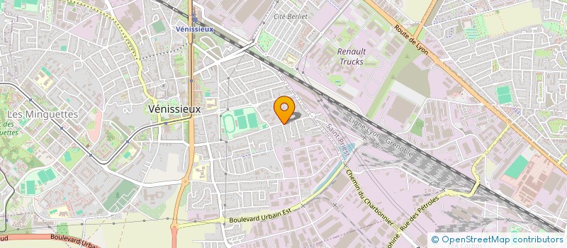 localisation de l'entreprise MONSIEUR NAOFEL BENFREDJ  VENISSIEUX
