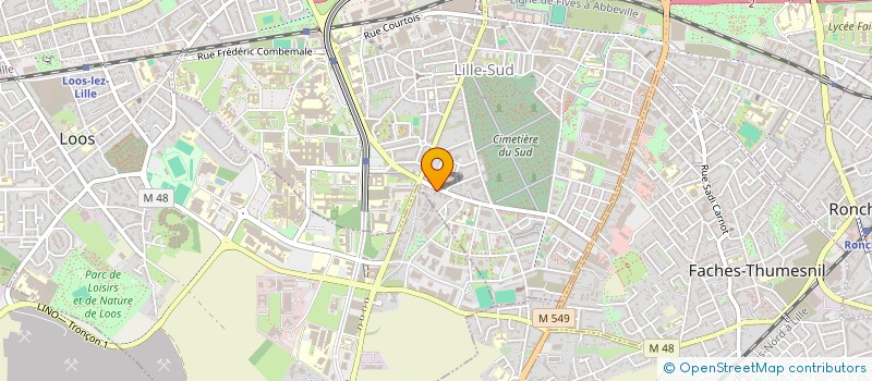 localisation de l'entreprise MONSIEUR NAOUFAL BERRAJAA à LILLE