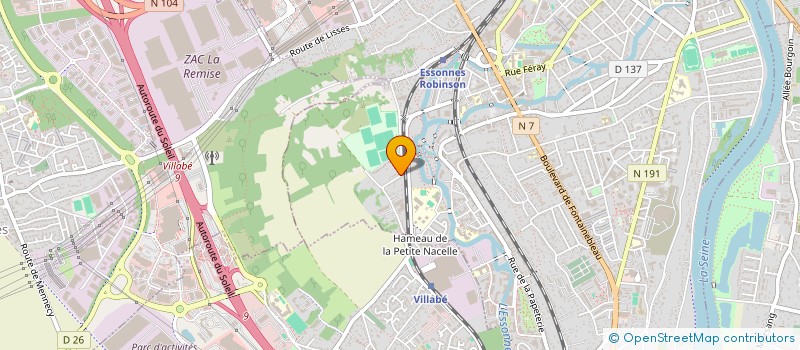 localisation de l'entreprise MONSIEUR NAOUFAL EL HABA  CORBEIL-ESSONNES