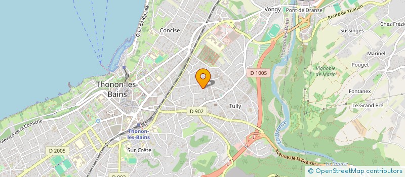 localisation de l'entreprise MONSIEUR NAOUFAL EL OUALI à THONON-LES-BAINS