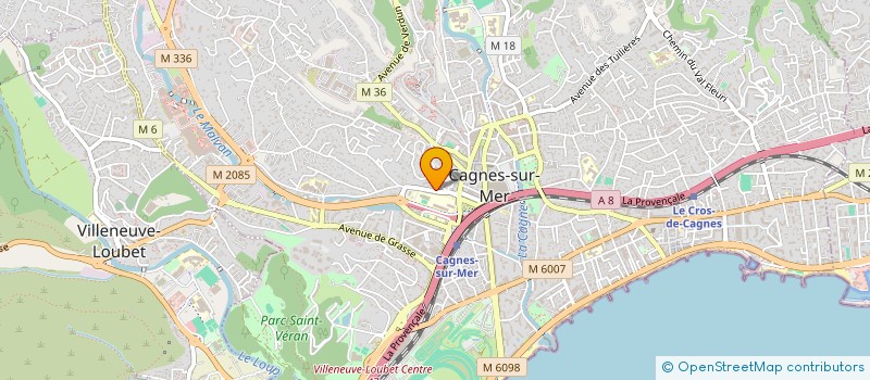 localisation de l'entreprise MONSIEUR NAOUFAL ESSAHER à CAGNES-SUR-MER