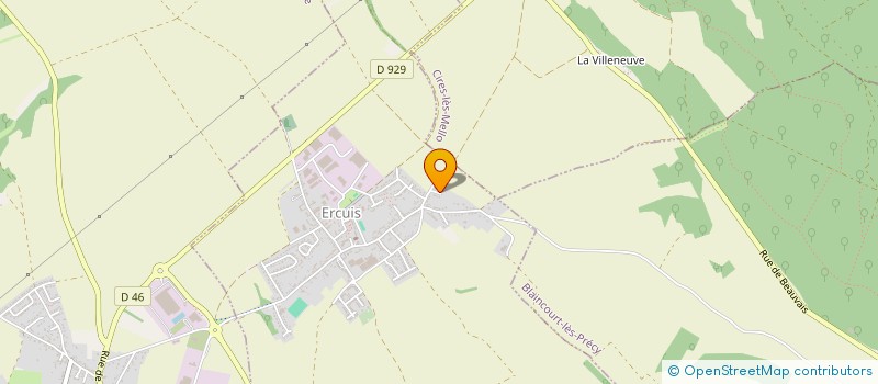 localisation de l'entreprise MONSIEUR NAOUFEL AISSIOU  ERCUIS