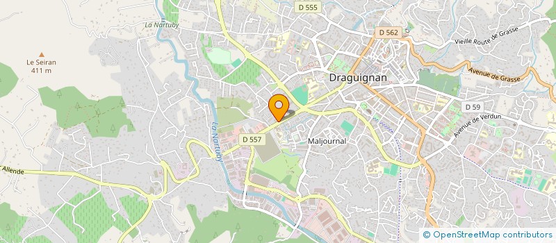 localisation de l'entreprise MONSIEUR NAOUFEL AYED à DRAGUIGNAN