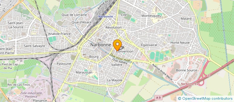 localisation de l'entreprise MONSIEUR NAOUFEL CHIHI  NARBONNE