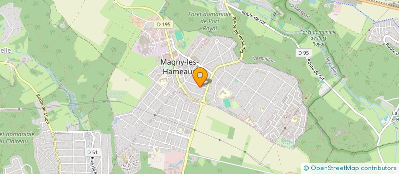 localisation de l'entreprise MONSIEUR NAOUFEL DELESTRE  MAGNY-LES-HAMEAUX