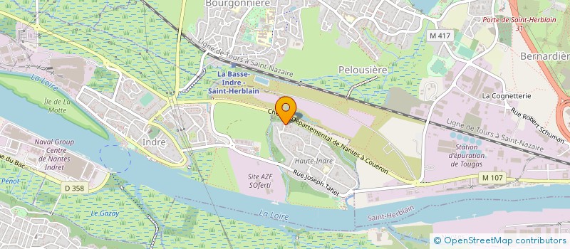 localisation de l'entreprise MONSIEUR NAOUFEL DHAOU  INDRE