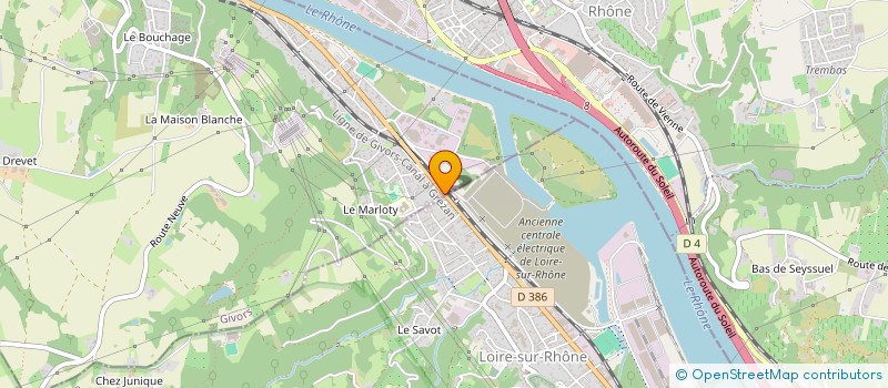 localisation de l'entreprise MONSIEUR NAOUFEL EL BOUZIDI  GIVORS