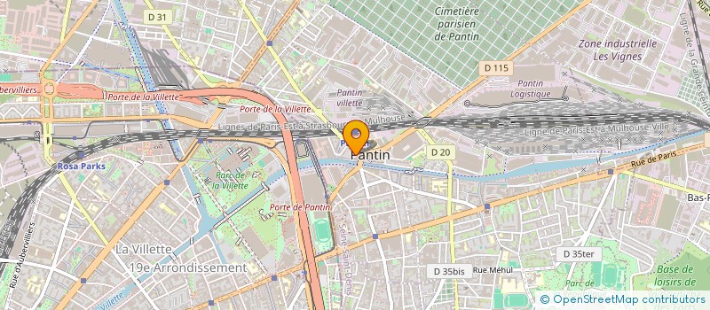 localisation de l'entreprise MONSIEUR NAOUFEL GHANDRI  PANTIN