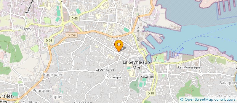 localisation de l'entreprise MONSIEUR NAOUFEL GLAYA à LA SEYNE-SUR-MER