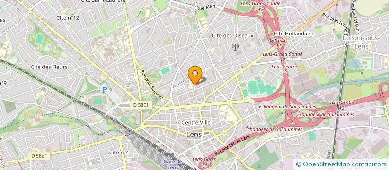 localisation de l'entreprise MONSIEUR NAOUFEL MHADHBI  LENS