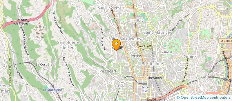 localisation de l'entreprise MONSIEUR NAOUFEL MOKRANI  NICE