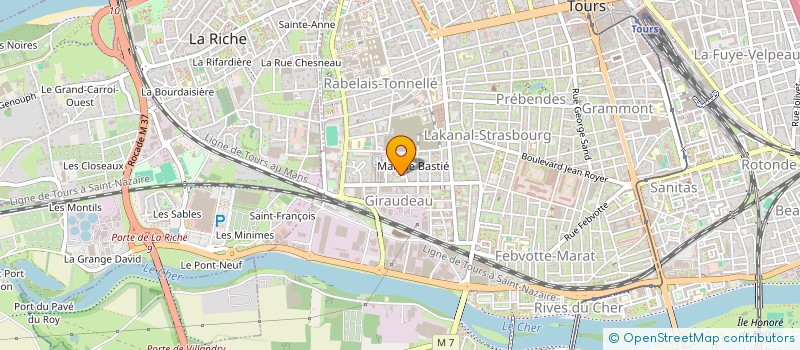 localisation de l'entreprise MONSIEUR NAOUFEL MOUFID  TOURS