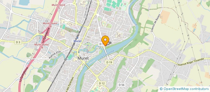 localisation de l'entreprise MONSIEUR NAOUFEL ZAHAF  MURET