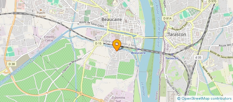 localisation de l'entreprise MONSIEUR NAOUFEL ZORGATI  BEAUCAIRE