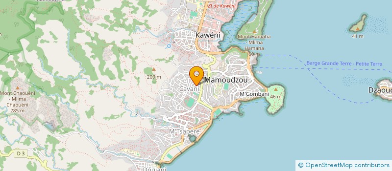 localisation de l'entreprise MONSIEUR NAOUIROU ISSOUFALI à MAMOUDZOU