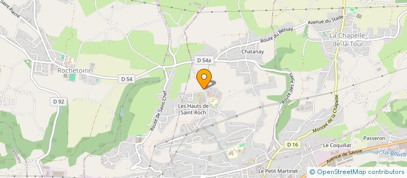 localisation de l'entreprise MONSIEUR NAOURI KHATTAB  LA TOUR-DU-PIN