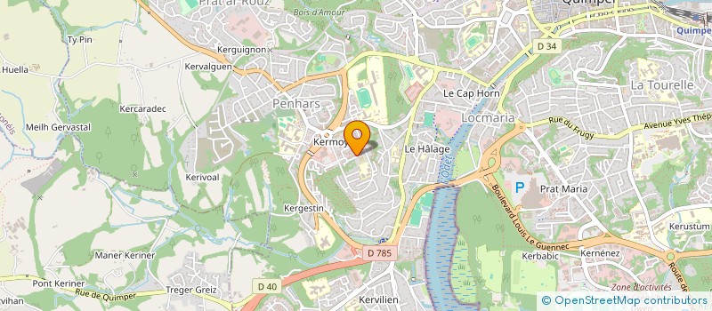 localisation de l'entreprise MONSIEUR NAOUSSENGAR DJINATI à QUIMPER