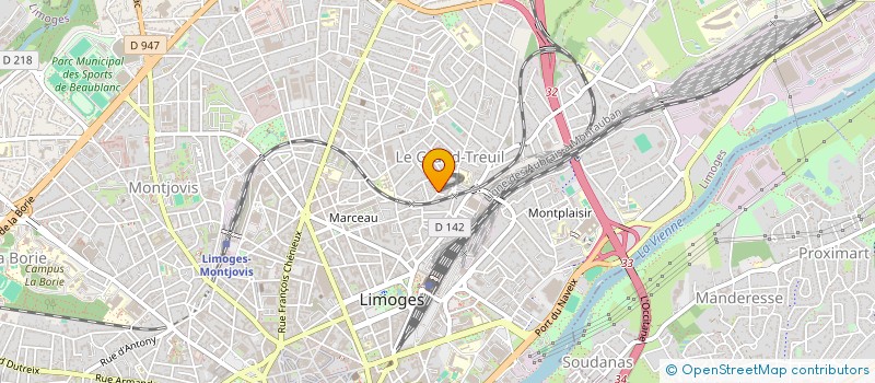 localisation de l'entreprise MONSIEUR NAOUTIEN DAOUD MCOLO à LIMOGES