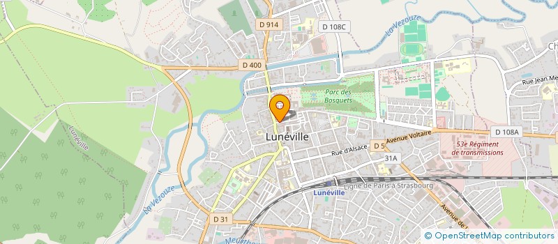 localisation de l'entreprise MONSIEUR NAPOLEON SANDU  LUNEVILLE