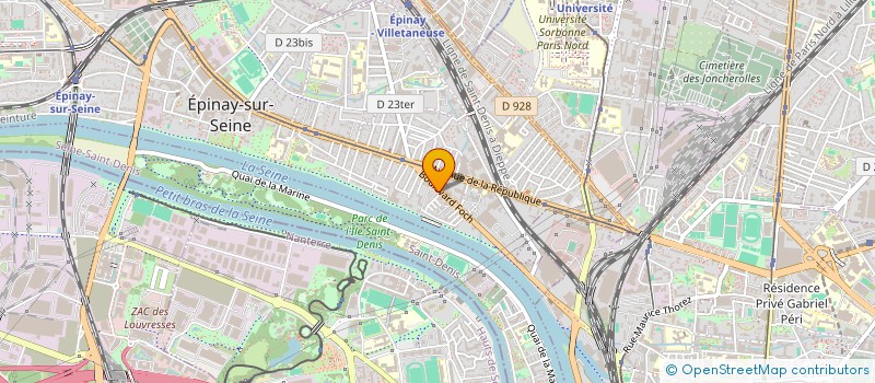 localisation de l'entreprise MONSIEUR NAPOLEONE COSENZA à EPINAY-SUR-SEINE