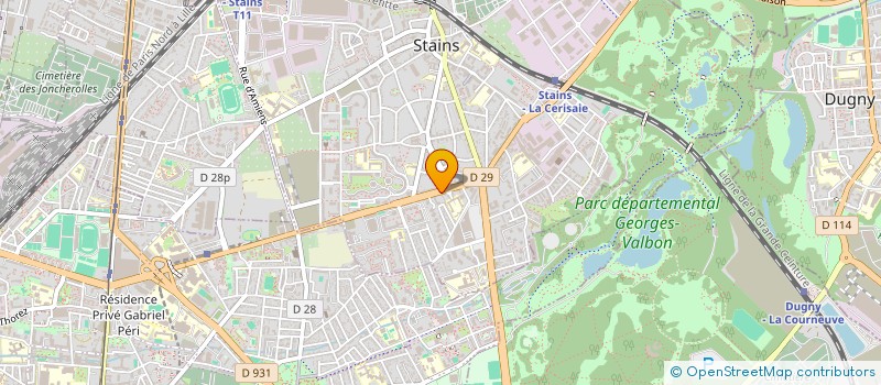 localisation de l'entreprise MONSIEUR NAQEEB DURANI à STAINS