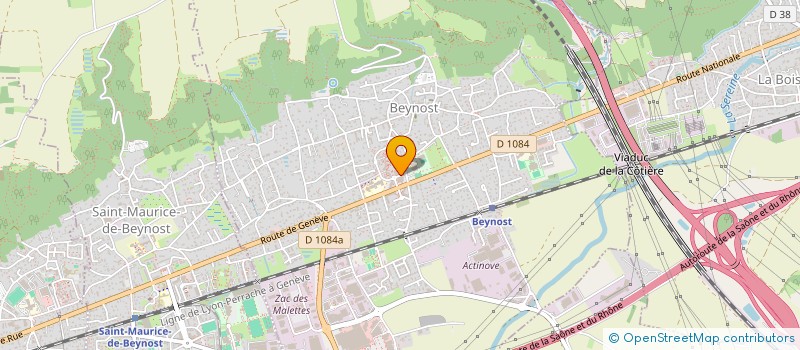 localisation de l'entreprise MONSIEUR NAQEEBULLAH SAHAK  BEYNOST